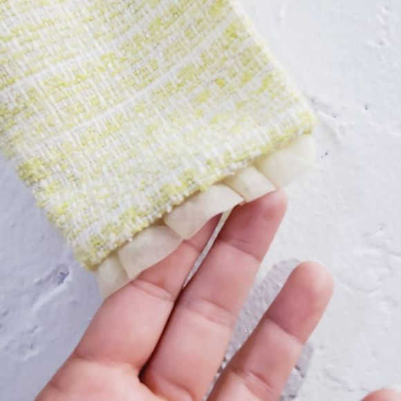 Biscotti Collezioni yellow blend tweed fashipn toddler coat size 6 - Picture 12 of 16